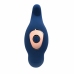 Evolved True Blue Dual Motor Vibrating Massager Blue Silicone