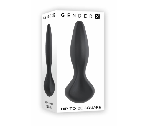 Evolved Hip To Be Square Rechargeable Anal Model - 10 Modes, Black