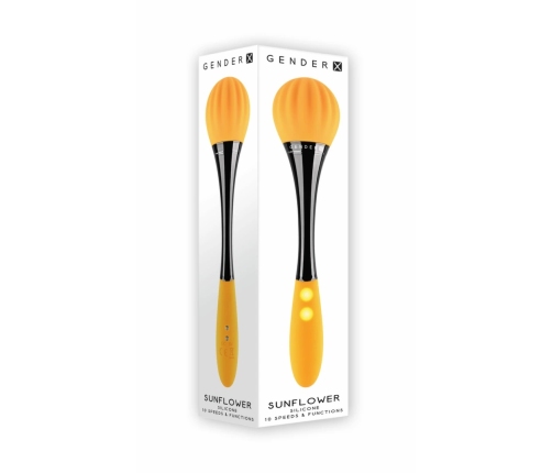 Evolved Sunflower Dual Motor Silicone Intimate Device Orange
