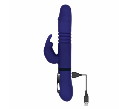 Evolved All in One Rabbit Multi-Function Vibrator Royal Blue Rechargeable