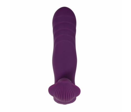 Evolved Velvet Hammer Dual-Action Vibrator Purple Waterproof Design
