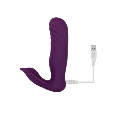 Evolved Velvet Hammer Dual-Action Vibrator Purple Waterproof Design