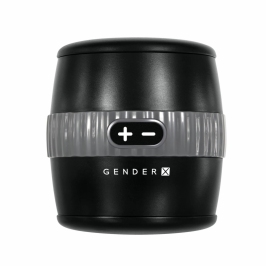 Evolved Barrel of Fun Black Dual-Sided Intimate Machine, 12 Modes