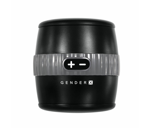 Evolved Barrel of Fun Black Dual-Sided Intimate Machine, 12 Modes