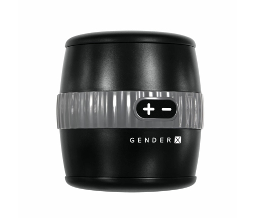 Evolved Barrel of Fun Black Dual-Sided Intimate Machine, 12 Modes