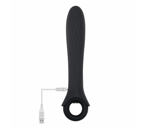 Evolved Power House Multi-Speed Silicone Intimate Device Black