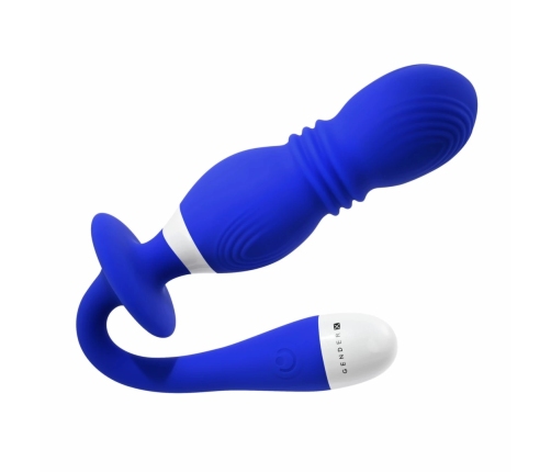Evolved Play Ball Blue - Vibrating Intimate Device with Thrusting Action