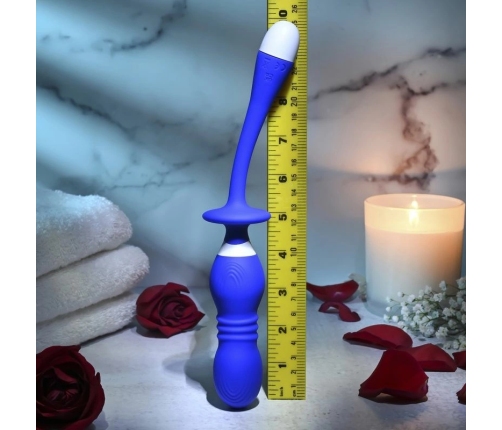 Evolved Play Ball Blue - Vibrating Intimate Device with Thrusting Action