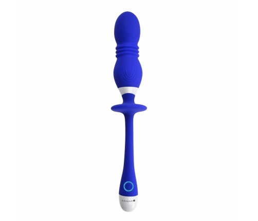 Evolved Play Ball Blue - Vibrating Intimate Device with Thrusting Action