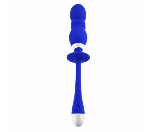 Evolved Play Ball Blue - Vibrating Intimate Device with Thrusting Action