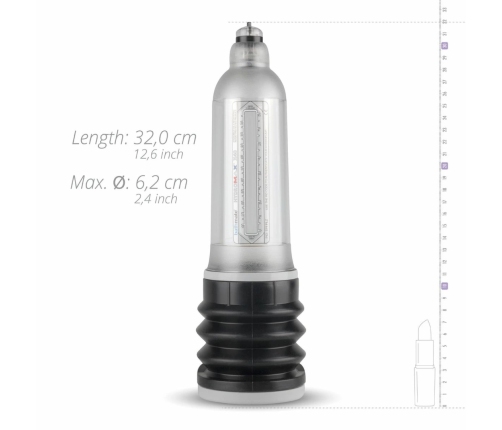 Bathmate Hydromax 9 Clear - System hydro-pompy do pielęgnacji męskiej