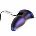 Hueman Asteroid Rotating Bead Anal Plug with Remote - Purple Silicone