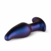 Hueman Asteroid Rotating Bead Anal Plug with Remote - Purple Silicone