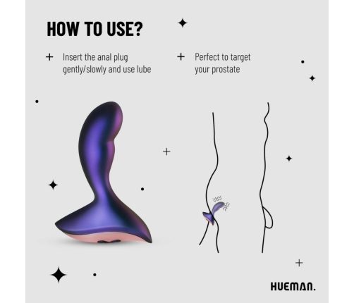 Hueman Intergalactic Silicone Wireless Anal Model with 10 Modes