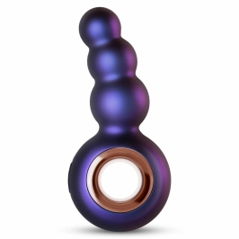Hueman Outer Space Silicone Vibrating Anal Plug with 10 Modes