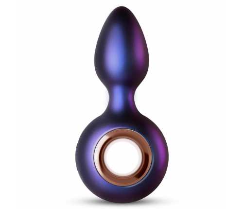 Hueman Deep Space Vibrating Plug Silicone 10 Modes Black