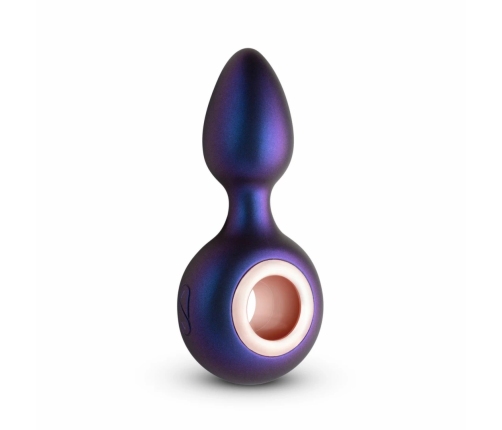 Hueman Deep Space Vibrating Plug Silicone 10 Modes Black