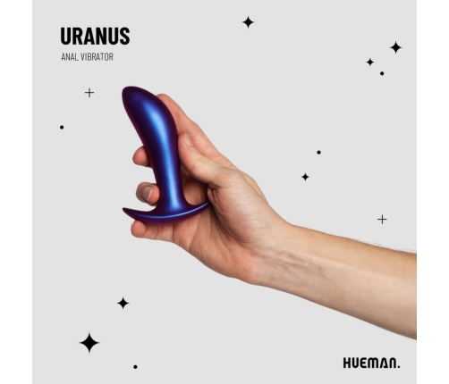 Hueman Uranus Prostate Massager Wireless 10-Mode Silicone Black