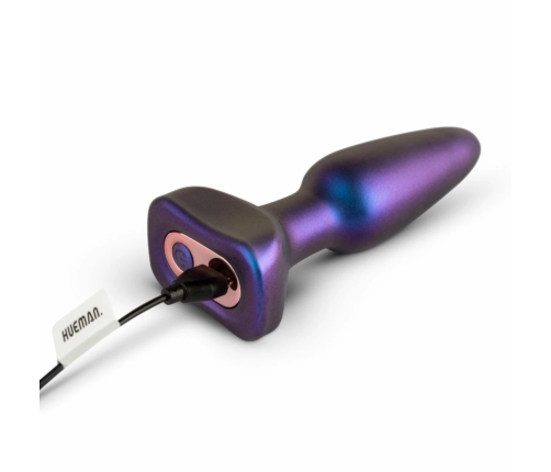 Hueman Space Force Silicone Vibrating and Thrusting Plug, Waterproof