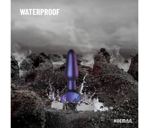 Hueman Space Force Silicone Vibrating and Thrusting Plug, Waterproof
