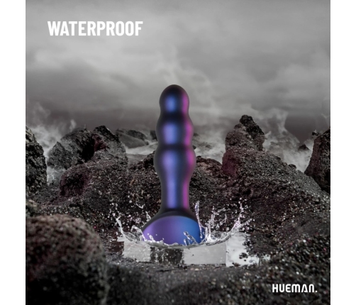 Hueman Space Invader Vibrating & Thrusting Silicone Plug - 4 Modes, Waterproof