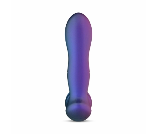 Hueman Tapping Plug Silicone Rechargeable 10 Modes Black-Purple