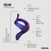 Hueman Vibrating Intimate Ring Blue Silicone 10-Mode Rechargeable