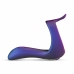 Hueman Vibrating Intimate Ring Blue Silicone 10-Mode Rechargeable