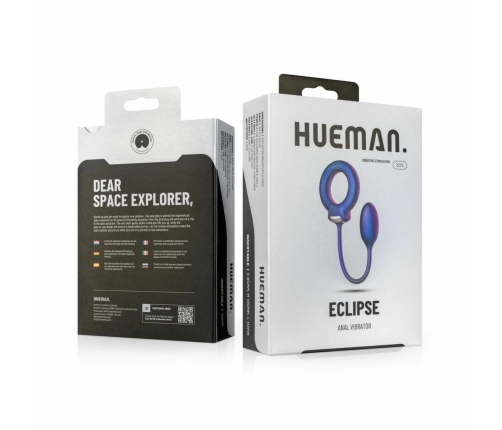 Hueman Vibrating Dual-Purpose Ring with Anal Ball Attachment