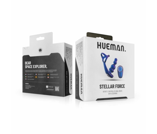 Hueman Stellar Force Vibrating Plug & Dual Ring System, 10 Modes