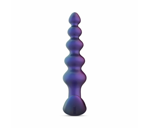 Hueman Galaxy Force Remote-Controlled Vibrating Beaded Plug Black