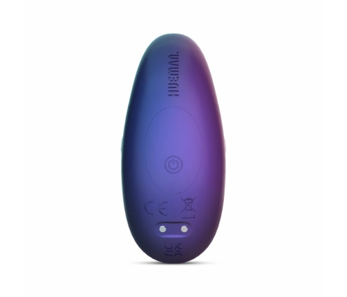 Hueman Galaxy Force Remote-Controlled Vibrating Beaded Plug Black