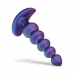 Hueman Galaxy Force Remote-Controlled Vibrating Beaded Plug Black