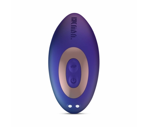 Hueman Voyager Vibrating Plug Purple - 10 Modes, Remote Control, Silicone