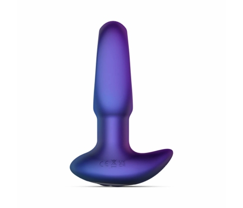 Hueman Voyager Vibrating Plug Purple - 10 Modes, Remote Control, Silicone