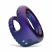 Hueman Jupiter Dual Vibrating Ring Purple - 10-Mode Silicone System