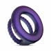 Hueman Jupiter Dual Vibrating Ring Purple - 10-Mode Silicone System