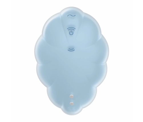 Satisfyer Cloud Dancer Blue - Air Pulse Intimate Device, 11+12 Modes
