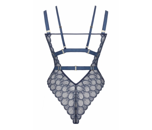 Exclusive Body Sweetest Taboo Lace Bodysuit with Removable Harness Pink