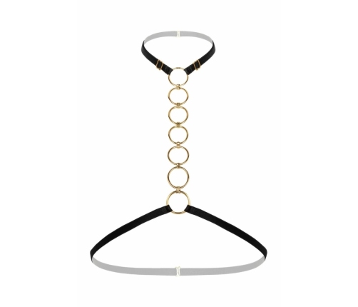 Leg Avenue Harness Bralette Body Chain Accessory Silver Adjustable