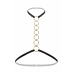 Leg Avenue Harness Bralette Body Chain Accessory Silver Adjustable