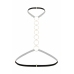 Leg Avenue Harness Bralette Body Chain Accessory Silver Adjustable
