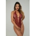 Obsessive Body Basic Instinct Lace Bodysuit Gold Details S/M