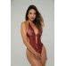 Obsessive Body Basic Instinct Lace Bodysuit Gold Details S/M