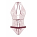 Obsessive Body Basic Instinct Lace Bodysuit Gold Details S/M