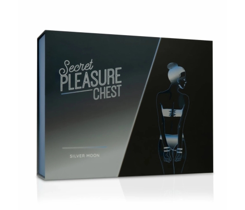 Loveboxxx Secret Pleasure Chest Silver Moon Set with Restraints & Mask