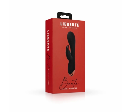 Lieberte Beate Dual Action Silicone Intimate Device, Pink, USB Rechargeable