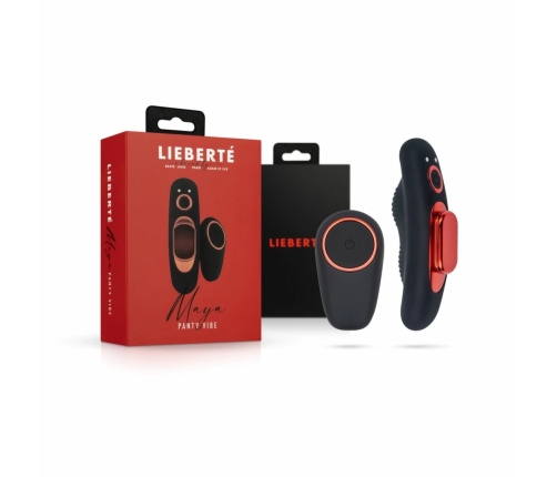 Lieberte Maya Panty Vibe Wireless Model with Remote Control, Black