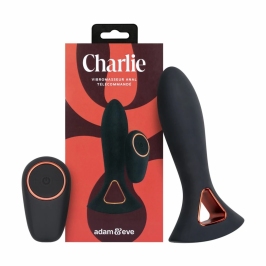 Adam & Eve Charlie Silicone Anal Vibrator Black 12 cm Adam & Eve Charlie Silicone Anal Vibrator Black 12 cm