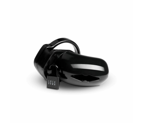 XR Brands Lockdown Secure Anatomic Cage Small with Multi-Size Rings